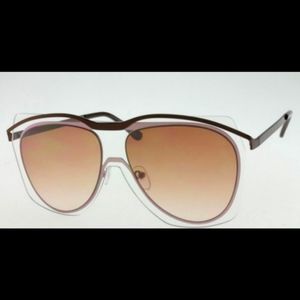 Aviator Sunglasses with Unique Double Lens 
